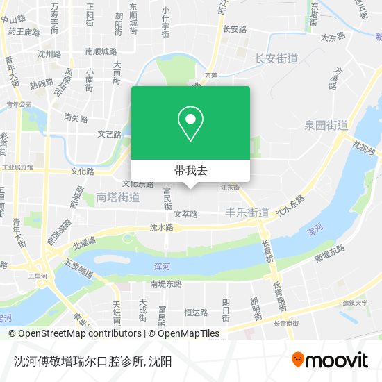 沈河傅敬增瑞尔口腔诊所地图