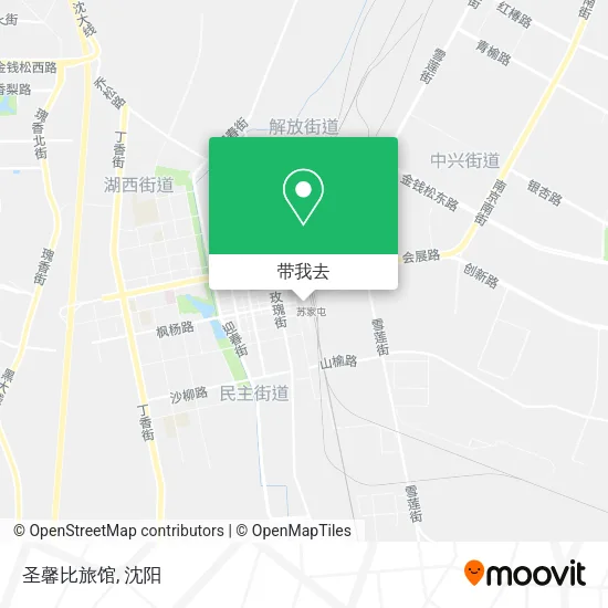 圣馨比旅馆地图
