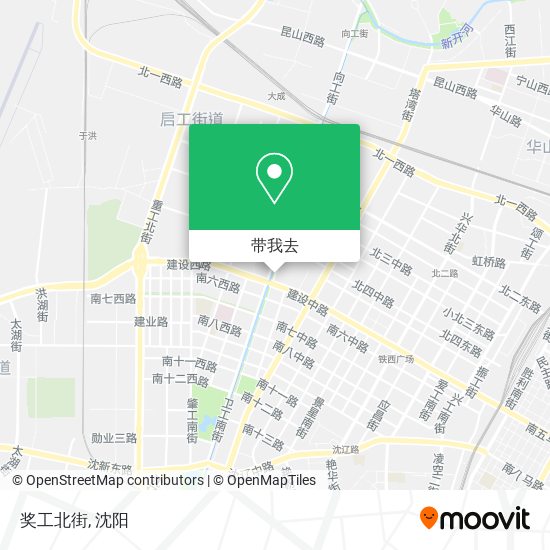 奖工北街地图