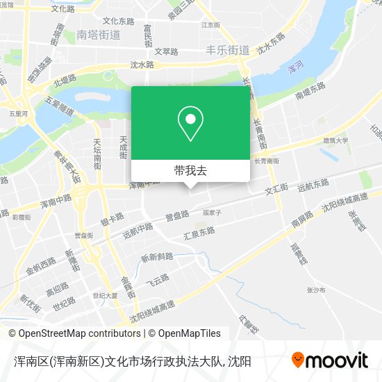 浑南区(浑南新区)文化市场行政执法大队地图