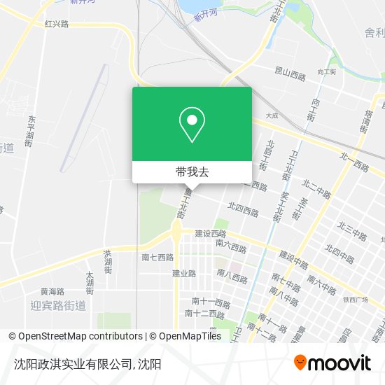 沈阳政淇实业有限公司地图