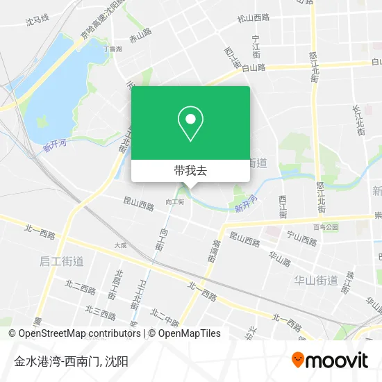 金水港湾-西南门地图
