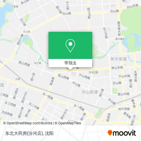 东北大药房(汾河店)地图