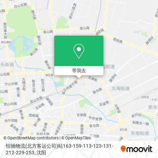 恒驰物流(北方客运公司)站163-159-113-123-131-212-229-253地图