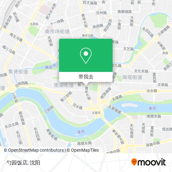 勺园饭店地图
