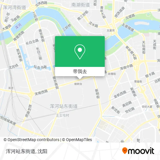 浑河站东街道地图
