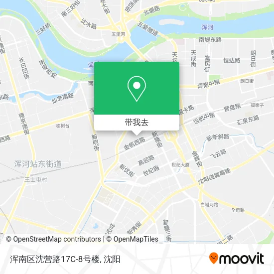 浑南区沈营路17C-8号楼地图