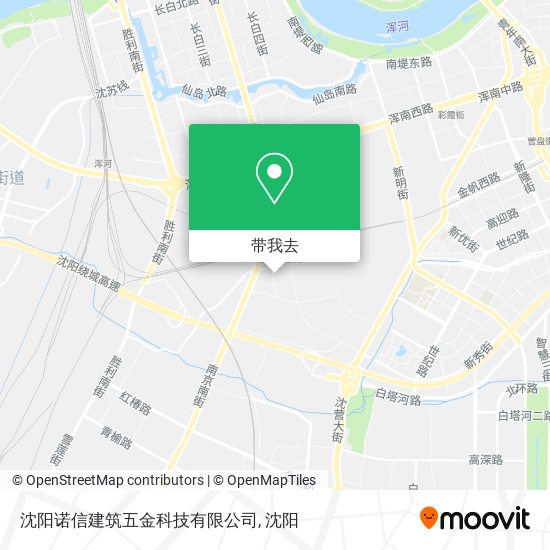 沈阳诺信建筑五金科技有限公司地图