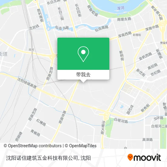 沈阳诺信建筑五金科技有限公司地图