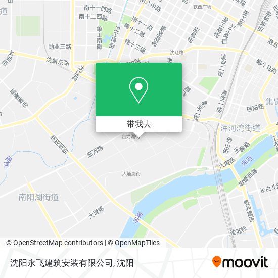 沈阳永飞建筑安装有限公司地图