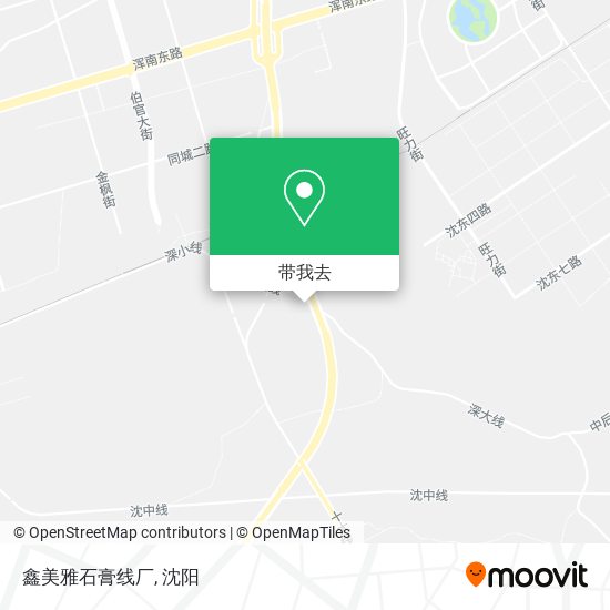 鑫美雅石膏线厂地图
