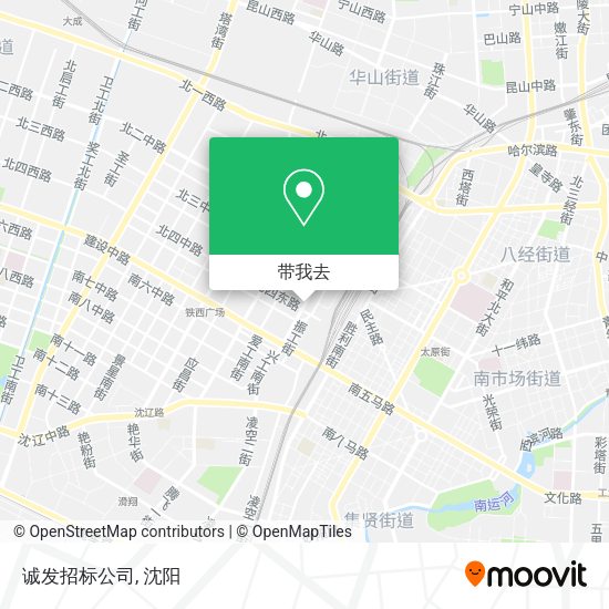 诚发招标公司地图
