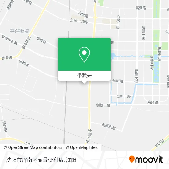 沈阳市浑南区丽景便利店地图