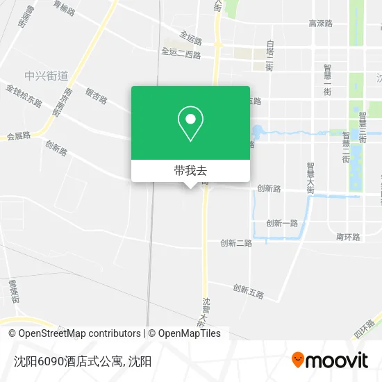 沈阳6090酒店式公寓地图