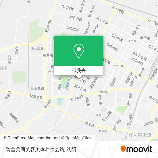 碧善美阁美容美体养生会馆地图