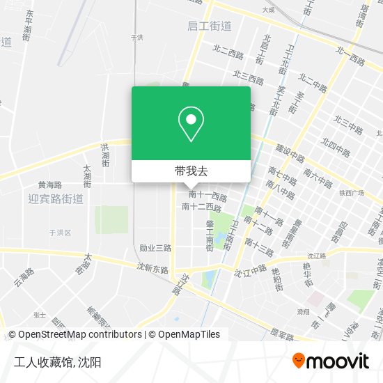 工人收藏馆地图