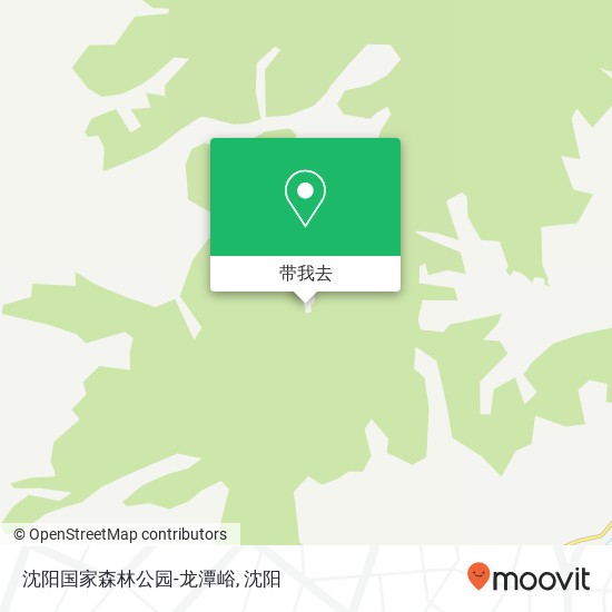 沈阳国家森林公园-龙潭峪地图