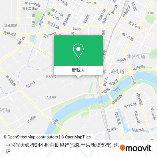中国光大银行24小时自助银行(沈阳于洪新城支行)地图