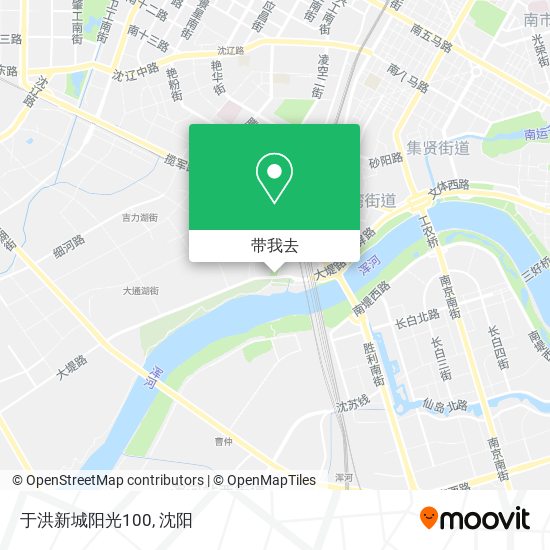 于洪新城阳光100地图