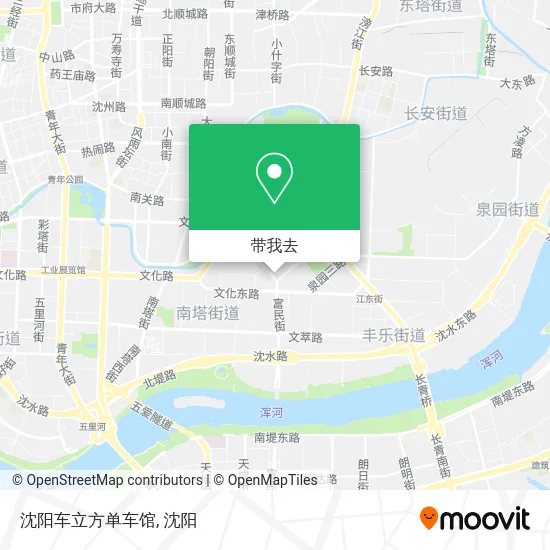 沈阳车立方单车馆地图