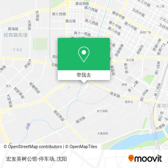 宏发英树公馆-停车场地图