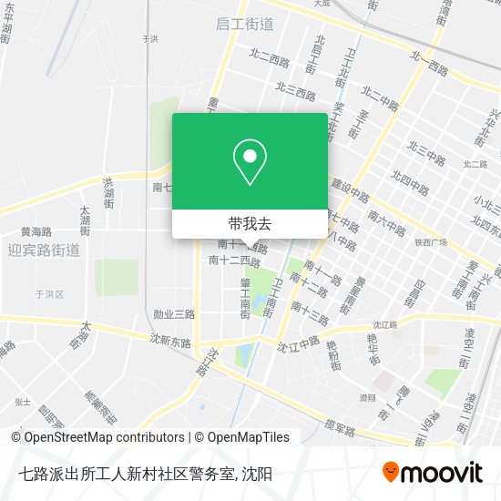 七路派出所工人新村社区警务室地图