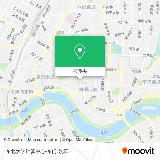 东北大学计算中心-东门地图