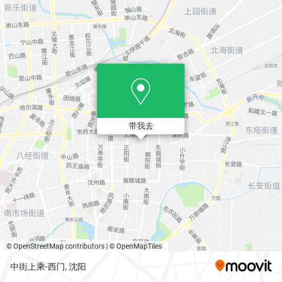 中街上乘-西门地图