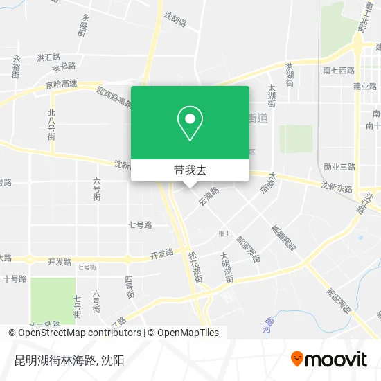 昆明湖街林海路地图