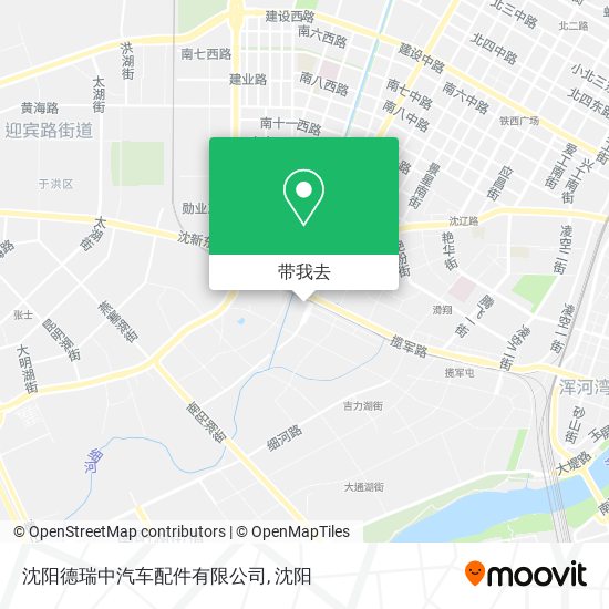 沈阳德瑞中汽车配件有限公司地图