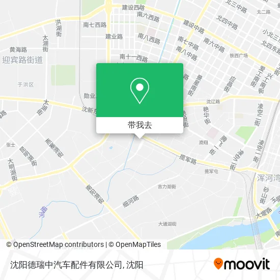沈阳德瑞中汽车配件有限公司地图