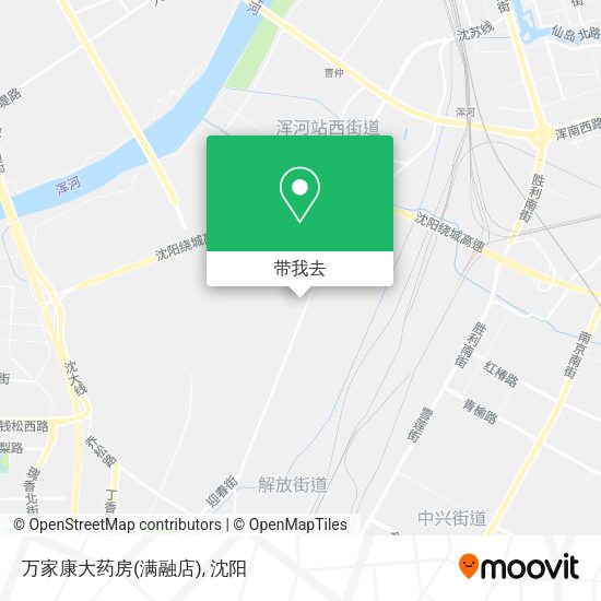 万家康大药房(满融店)地图
