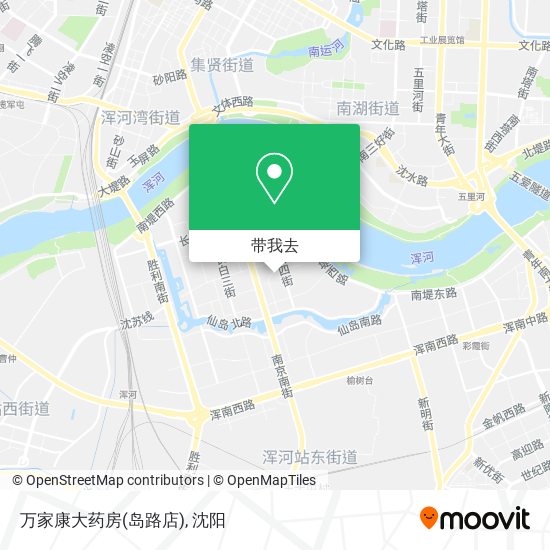 万家康大药房(岛路店)地图