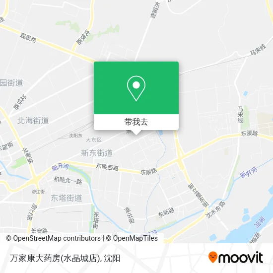 万家康大药房(水晶城店)地图