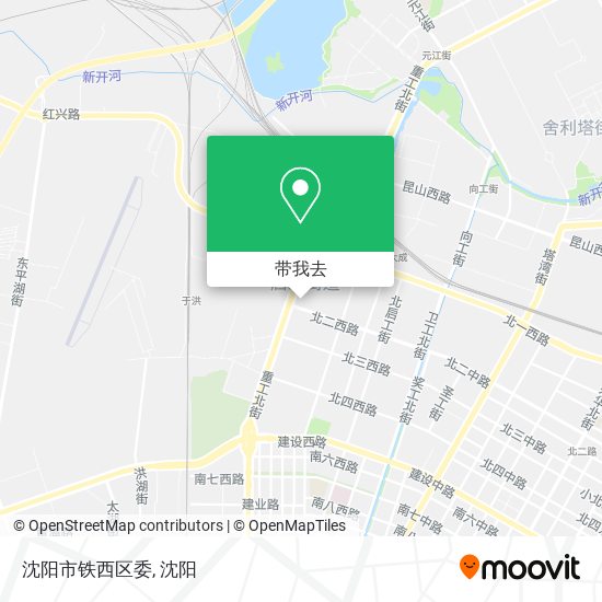 沈阳市铁西区委地图