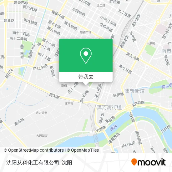 沈阳从科化工有限公司地图