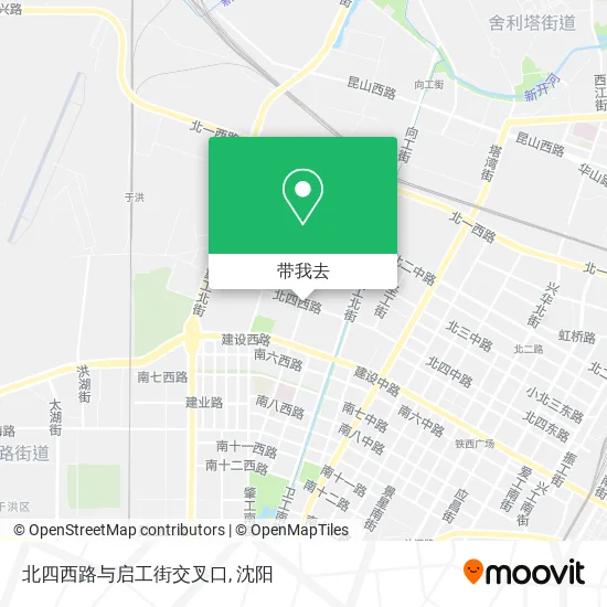 北四西路与启工街交叉口地图