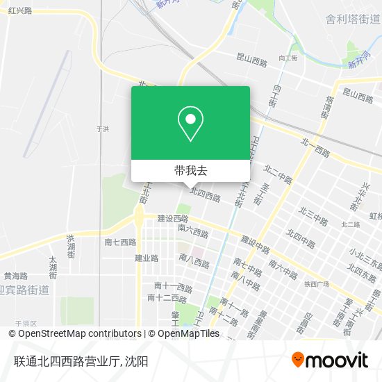 联通北四西路营业厅地图