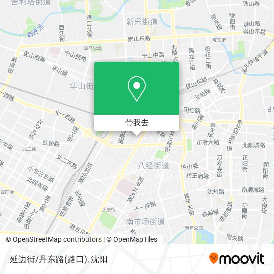 延边街/丹东路(路口)地图