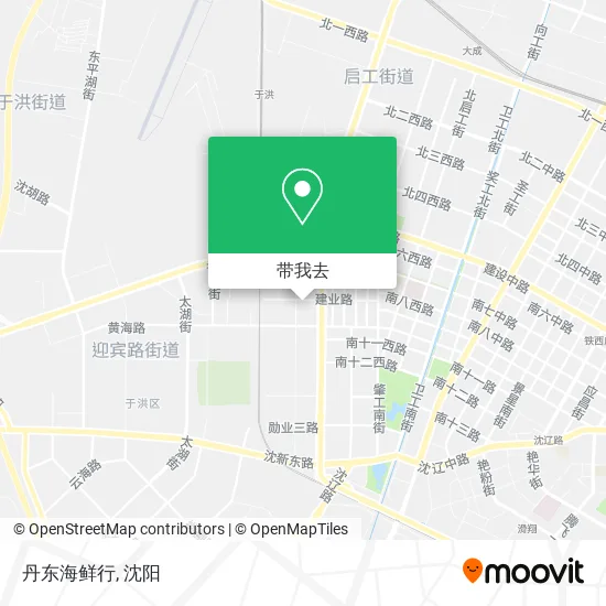 丹东海鲜行地图