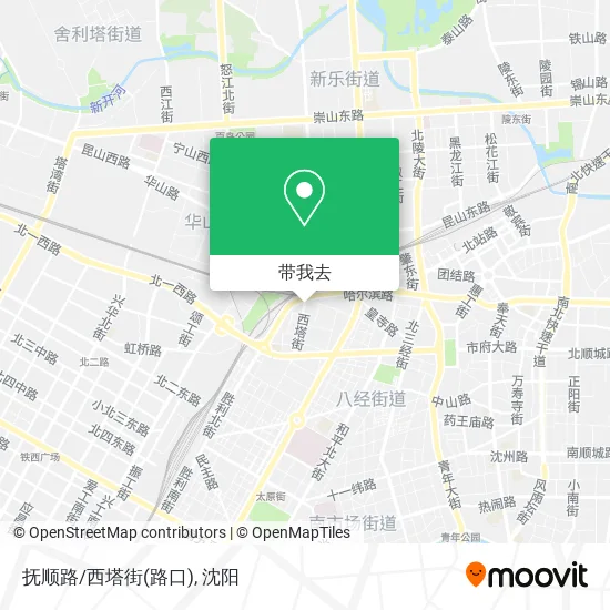抚顺路/西塔街(路口)地图