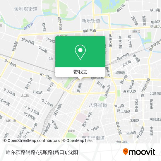 哈尔滨路辅路/抚顺路(路口)地图