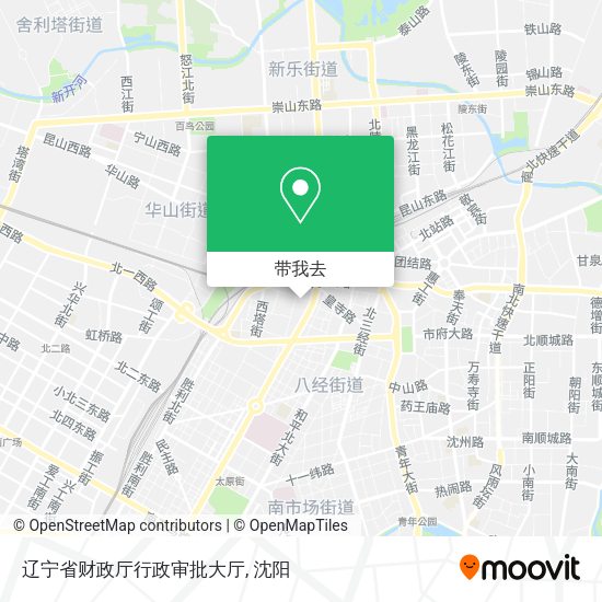 辽宁省财政厅行政审批大厅地图