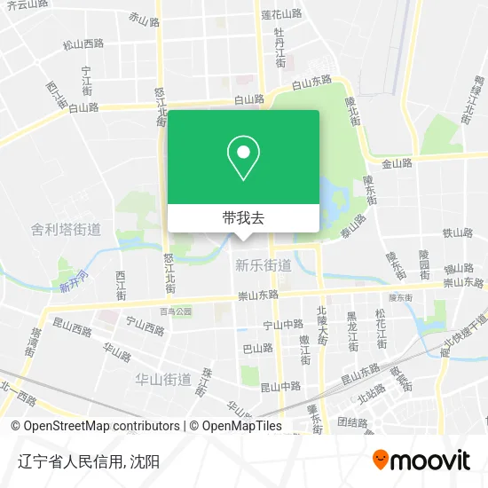 辽宁省人民信用地图