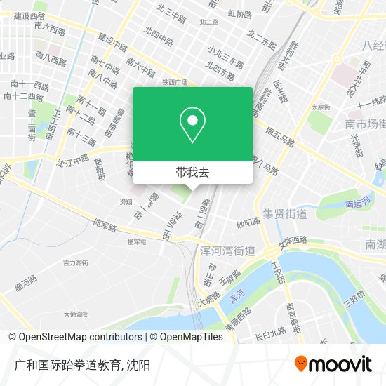 广和国际跆拳道教育地图