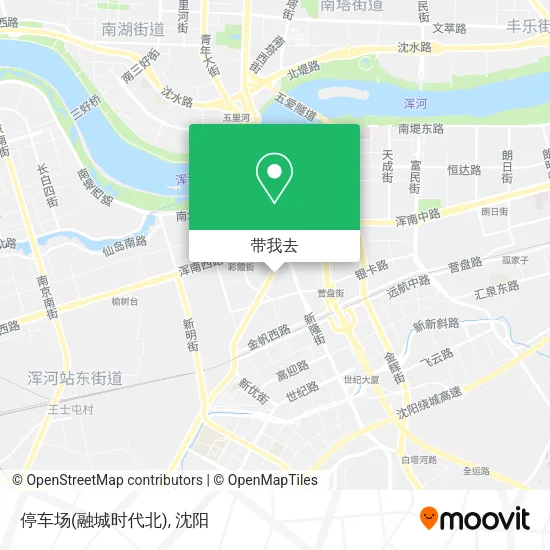 停车场(融城时代北)地图