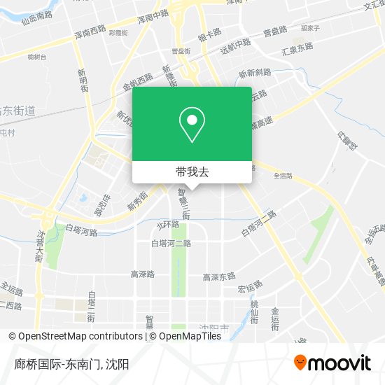 廊桥国际-东南门地图