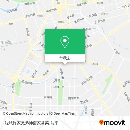 沈城许家兄弟抻面家常菜地图
