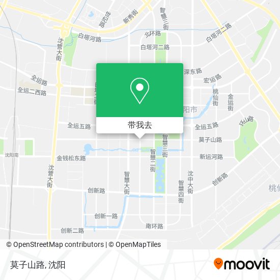 莫子山路地图