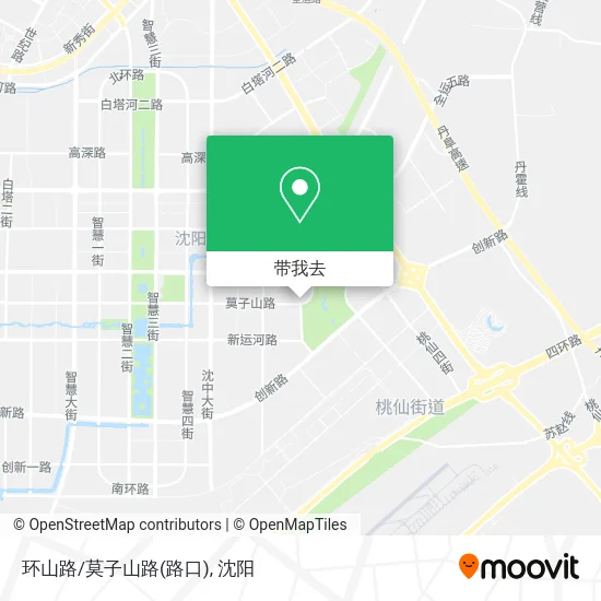 环山路/莫子山路(路口)地图